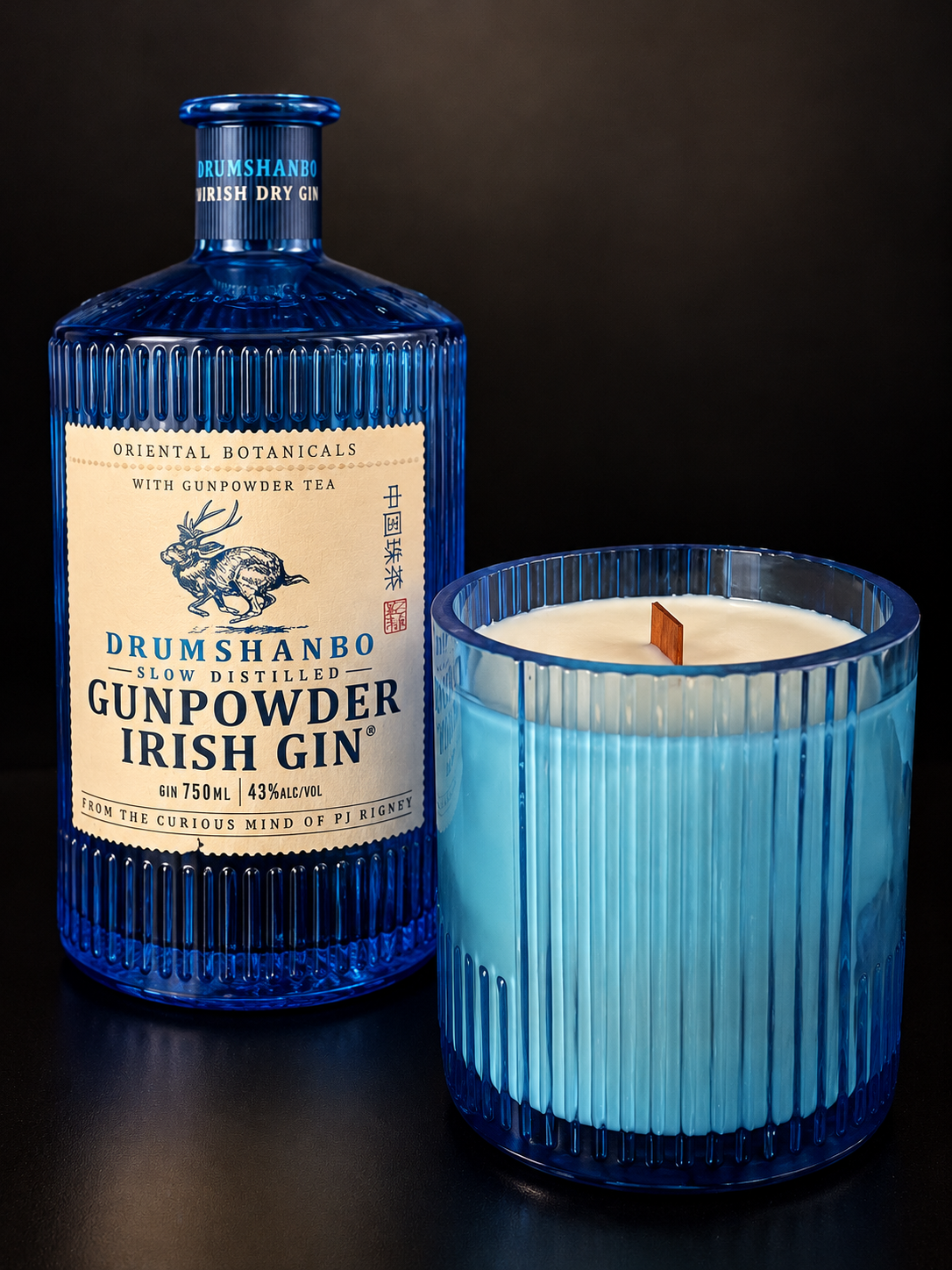 HONEYSUCKLE - “GUNPOWDER GIN” bottle up cycled